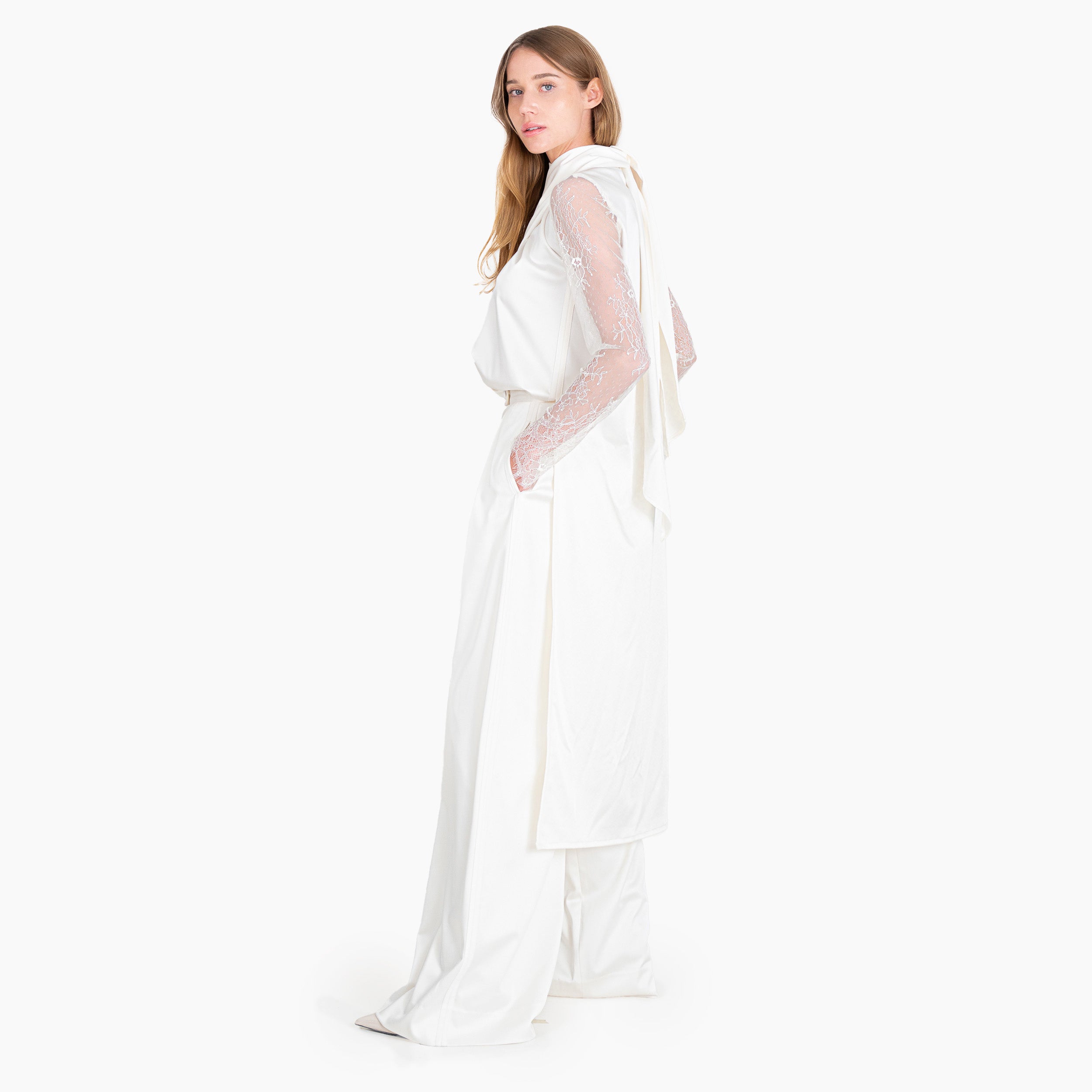 Blusa Georgina (mangas de encaje)